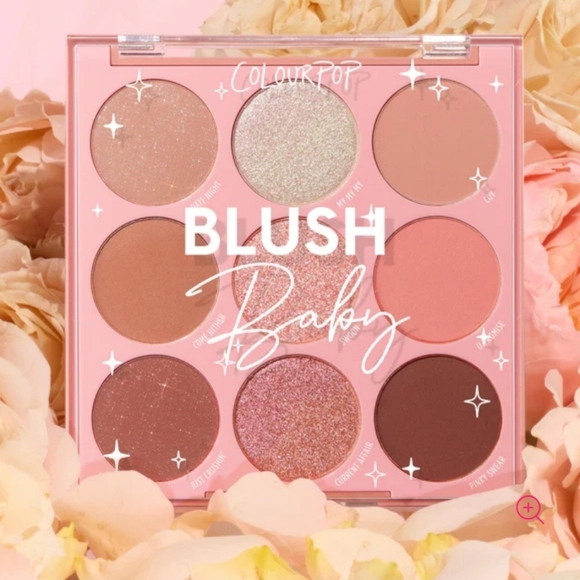 ColourPop 9-Pan Eyeshadow Palette: Blush Baby (Pinky Nude Tones), NIB - Picture 7 of 9